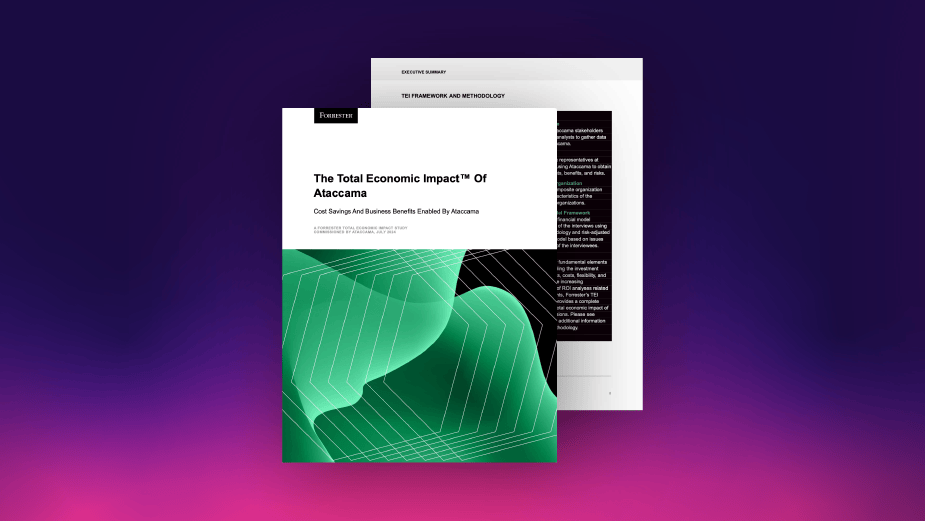 Unlock the value of data with Ataccama ONE: 348% ROI revealed in Forrester TEI report