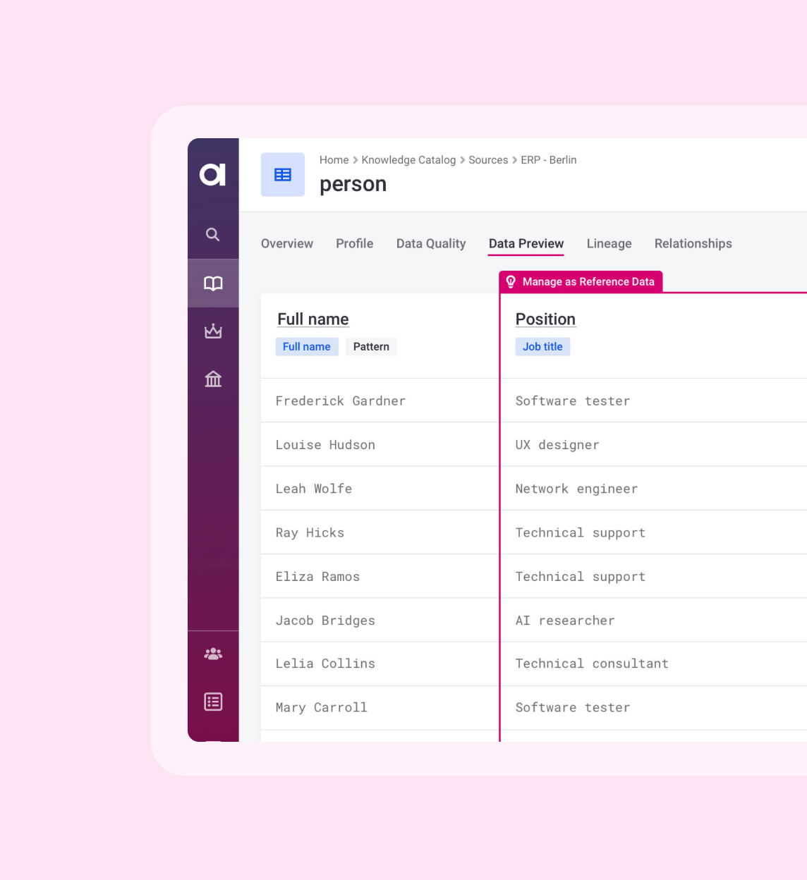 Manage reference data centrally